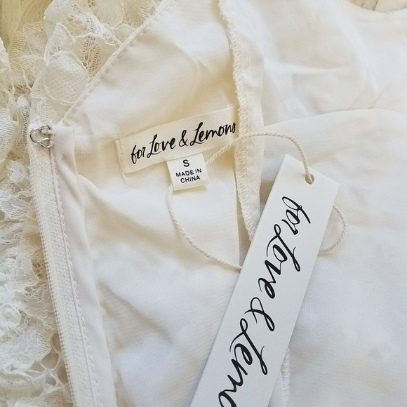 For Love & Lemons Belladonna Mini Dress - Picture 10 of 12